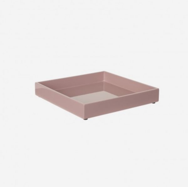 Lacquered Tray Old Rose