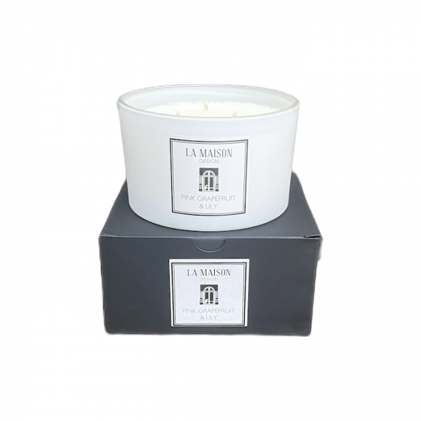 Pink Grapefruit & Lily Candle