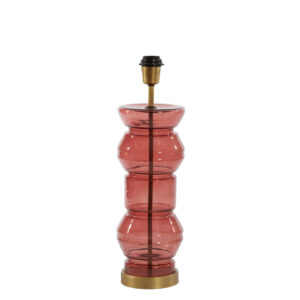 Lamp Base Burgundy