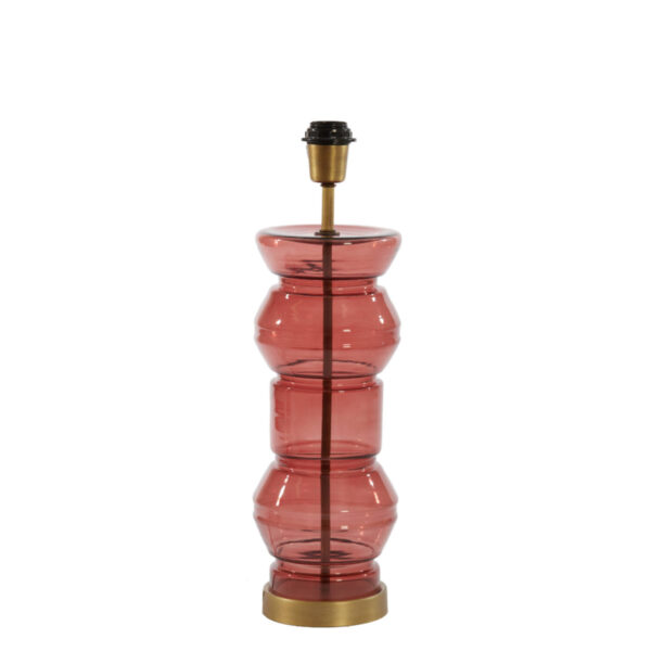 Lamp Base Burgundy