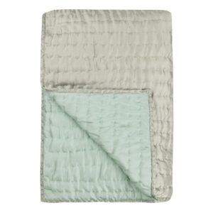 Designers Guild Pebble & Duckegg Silk Quilt