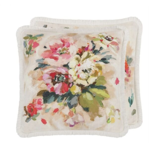 Designers Guild Giardino Di Rose Nasturtium Linen Cushion