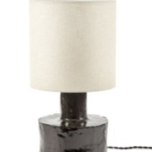 Ceramic Table Lamp Black/Beige